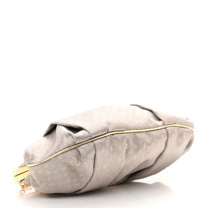 Louis Vuitton Satin Monogram Aumoniere Clutch Silver 4 of 12