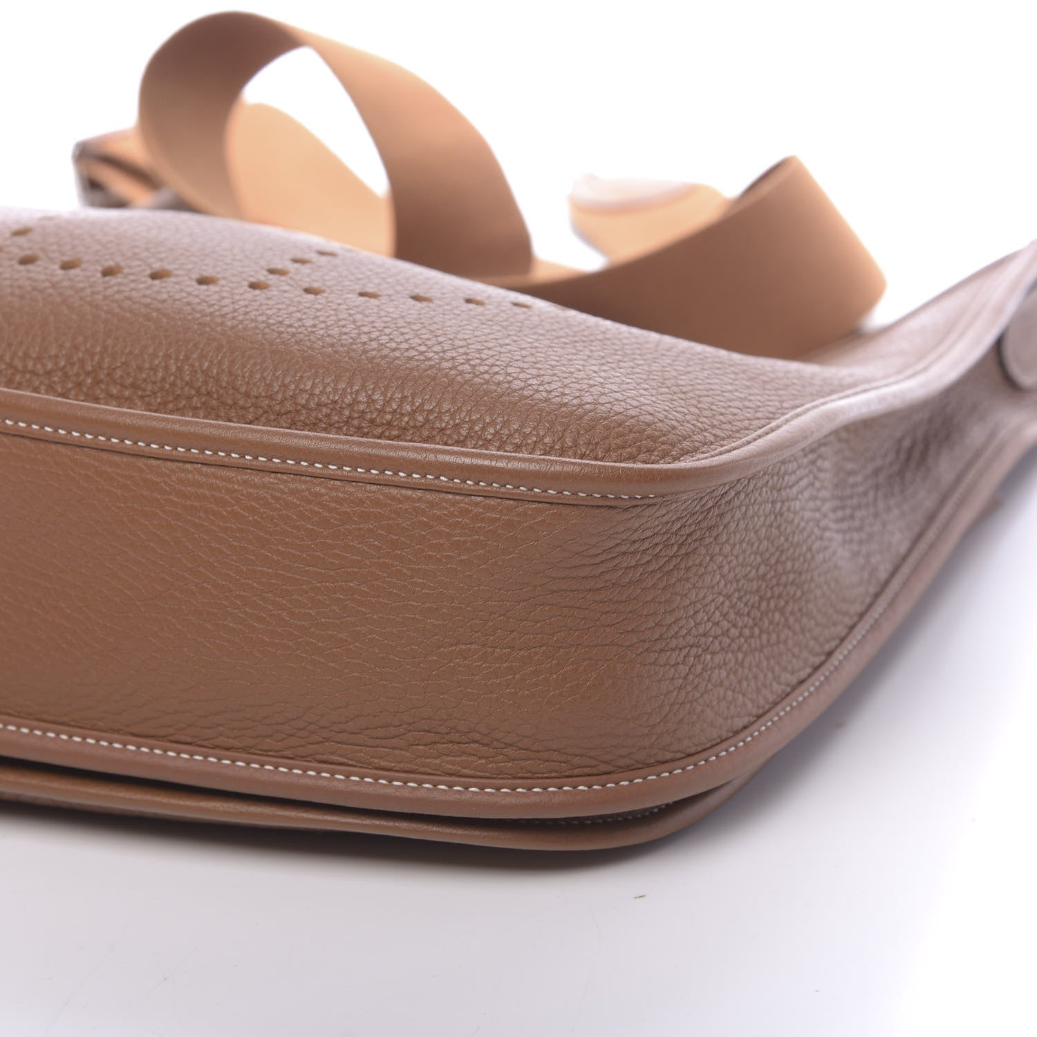 Hermes Taurillon Clemence Evelyne III PM Gold 9 of 11