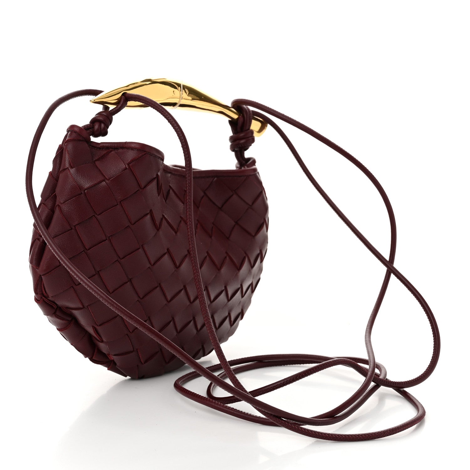 Bottega Veneta Nappa Intrecciato Mini Sardine Bag Barolo 3 of 9