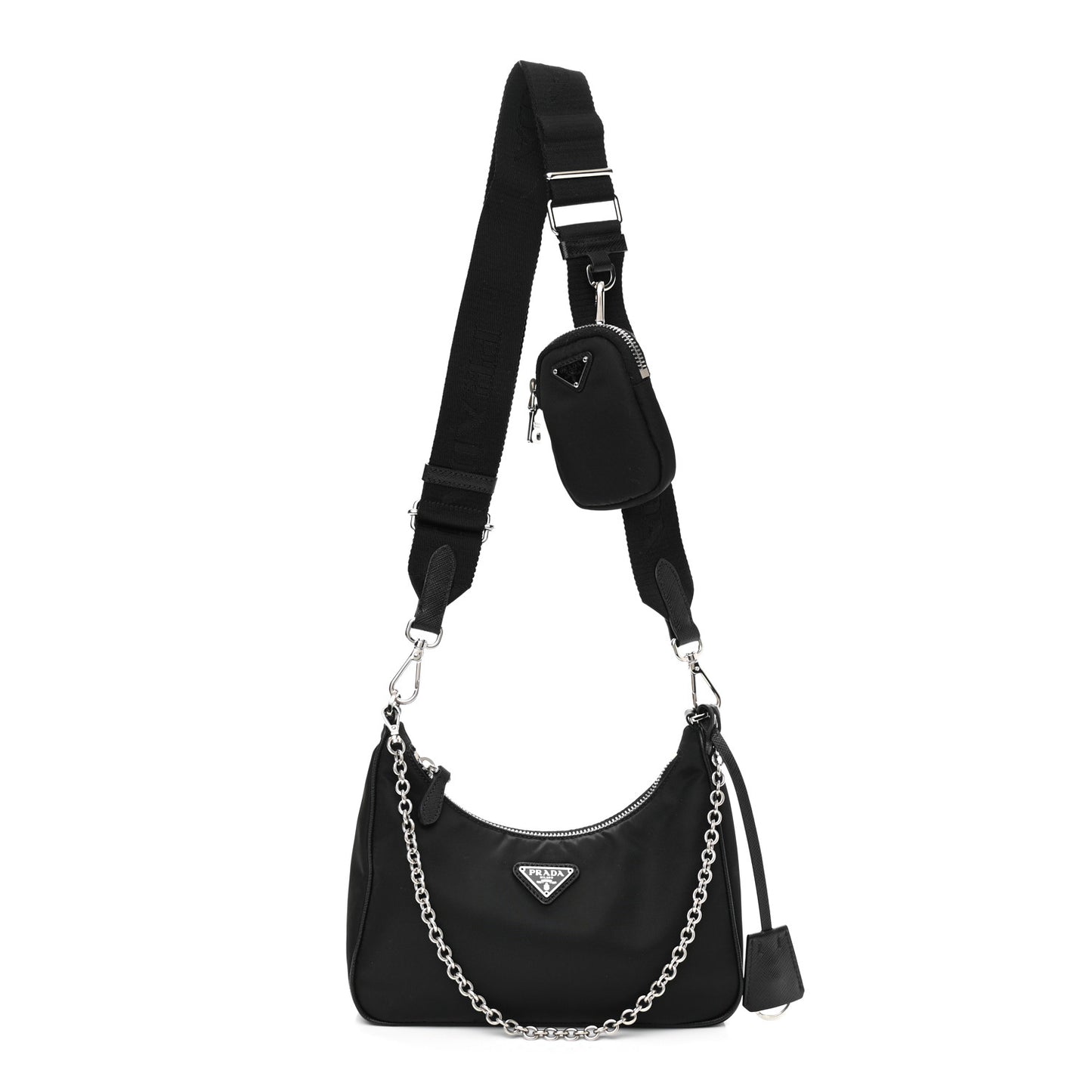 Nylon Re-Edition 2005 Shoulder Bag Black