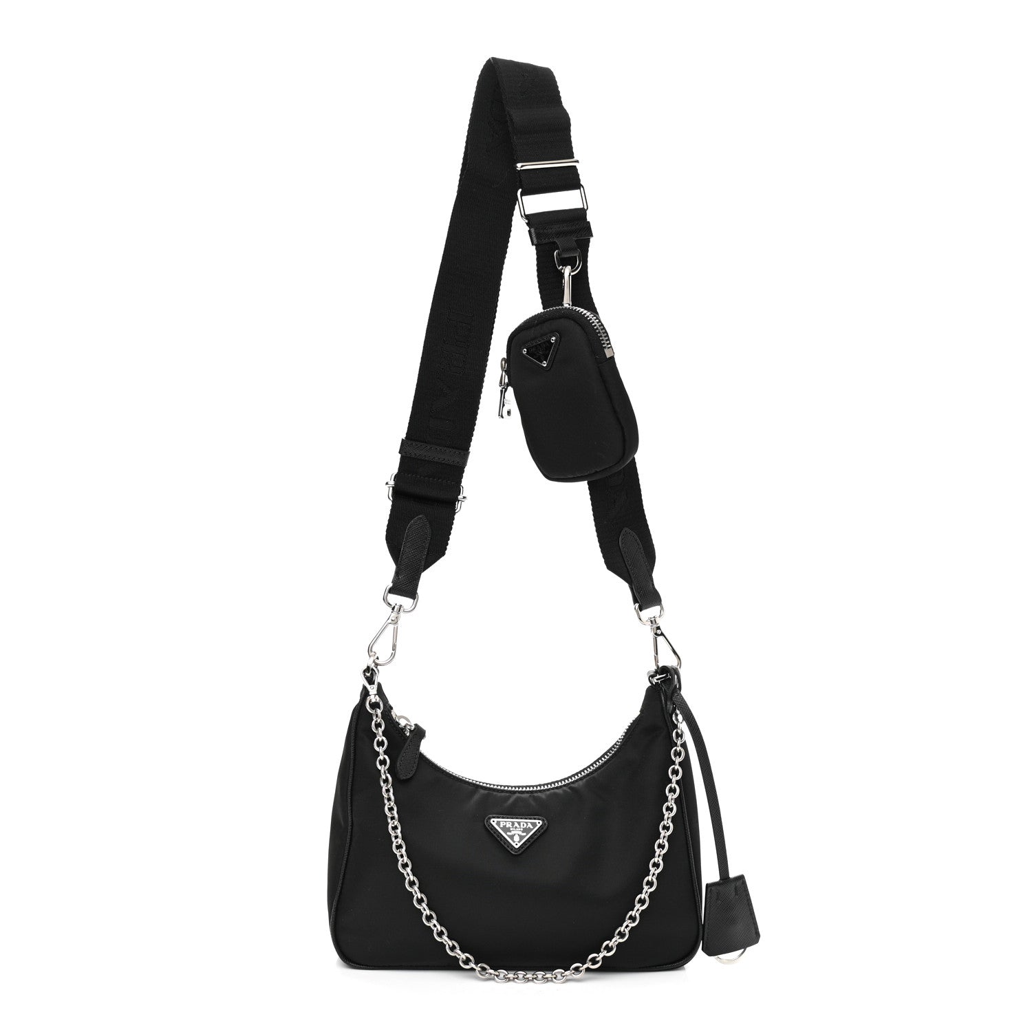 Prada Nylon Re-Edition 2005 Shoulder Bag Black 1 of 7