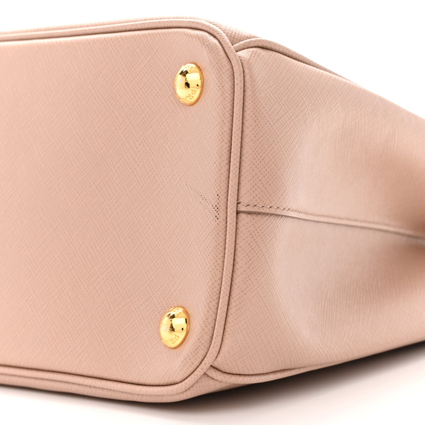 Saffiano Lux Small Galleria Double Zip Tote Cipria