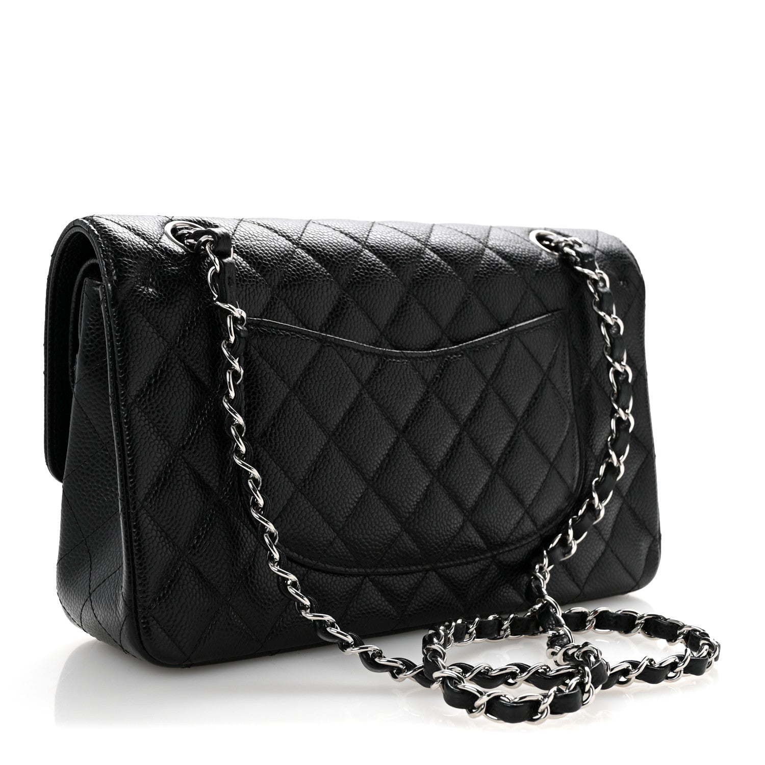 Chanel Caviar Quilted Medium Double Flap Black 3 of 11