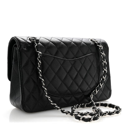 Chanel Caviar Quilted Medium Double Flap Black 3 of 11