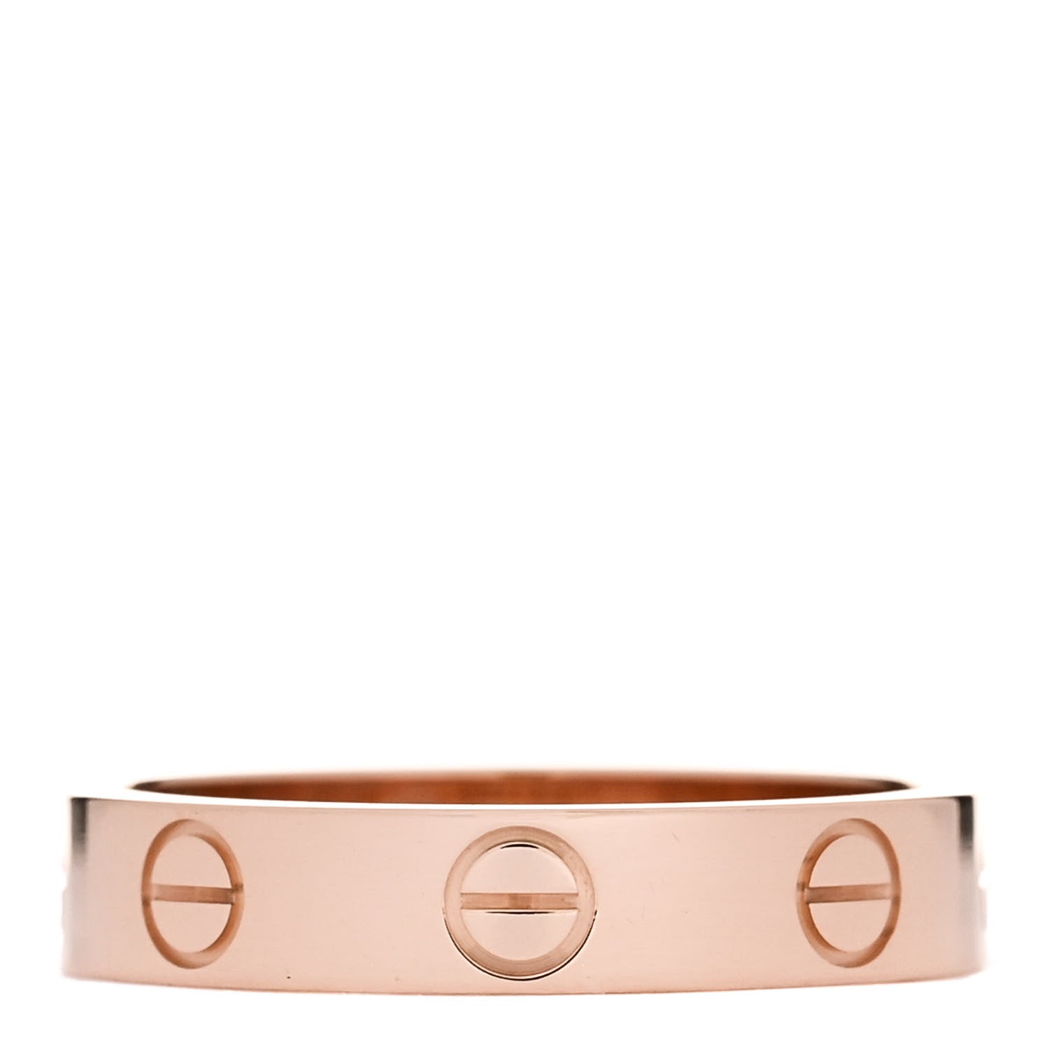 Cartier 18K Pink Gold 3.5mm LOVE Wedding Band Ring 50 5.25 1 of 5