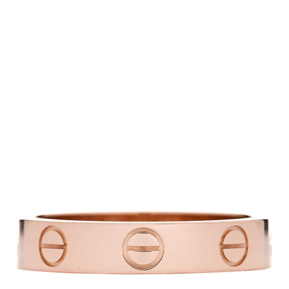 Cartier 18K Pink Gold 3.5mm LOVE Wedding Band Ring 50 5.25 1 of 5