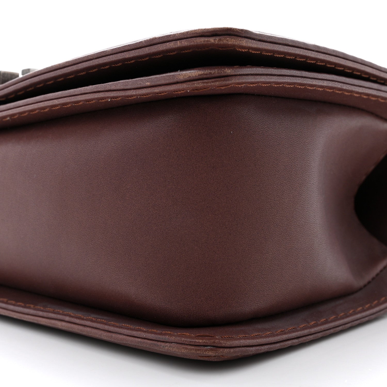 Chanel Calfskin Stitched Medium Boy Flap Brown 9 of 12