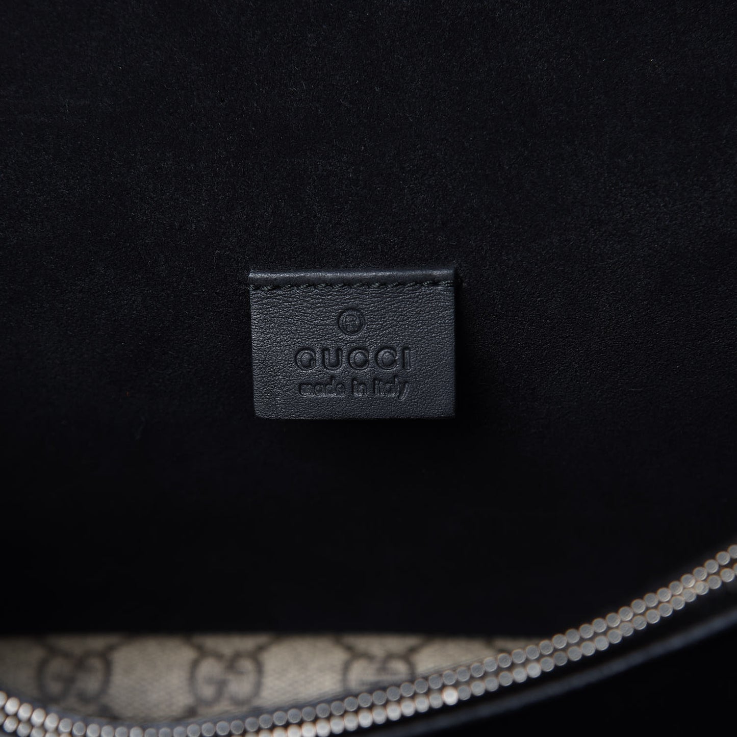 GG Supreme Monogram Small Dionysus Shoulder Bag Black