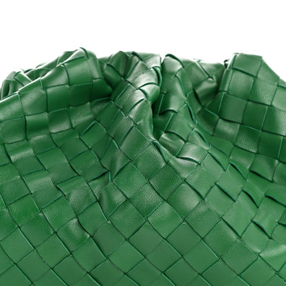 Bottega Veneta Nappa Maxi Intrecciato The Pouch Oversized Clutch Racing Green 8 of 11