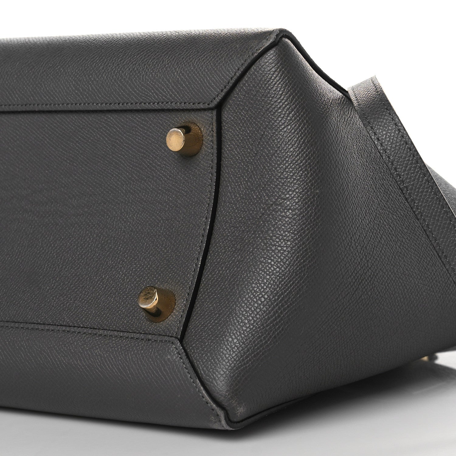 Celine Grained Calfskin Mini Belt Bag Grey 9 of 11