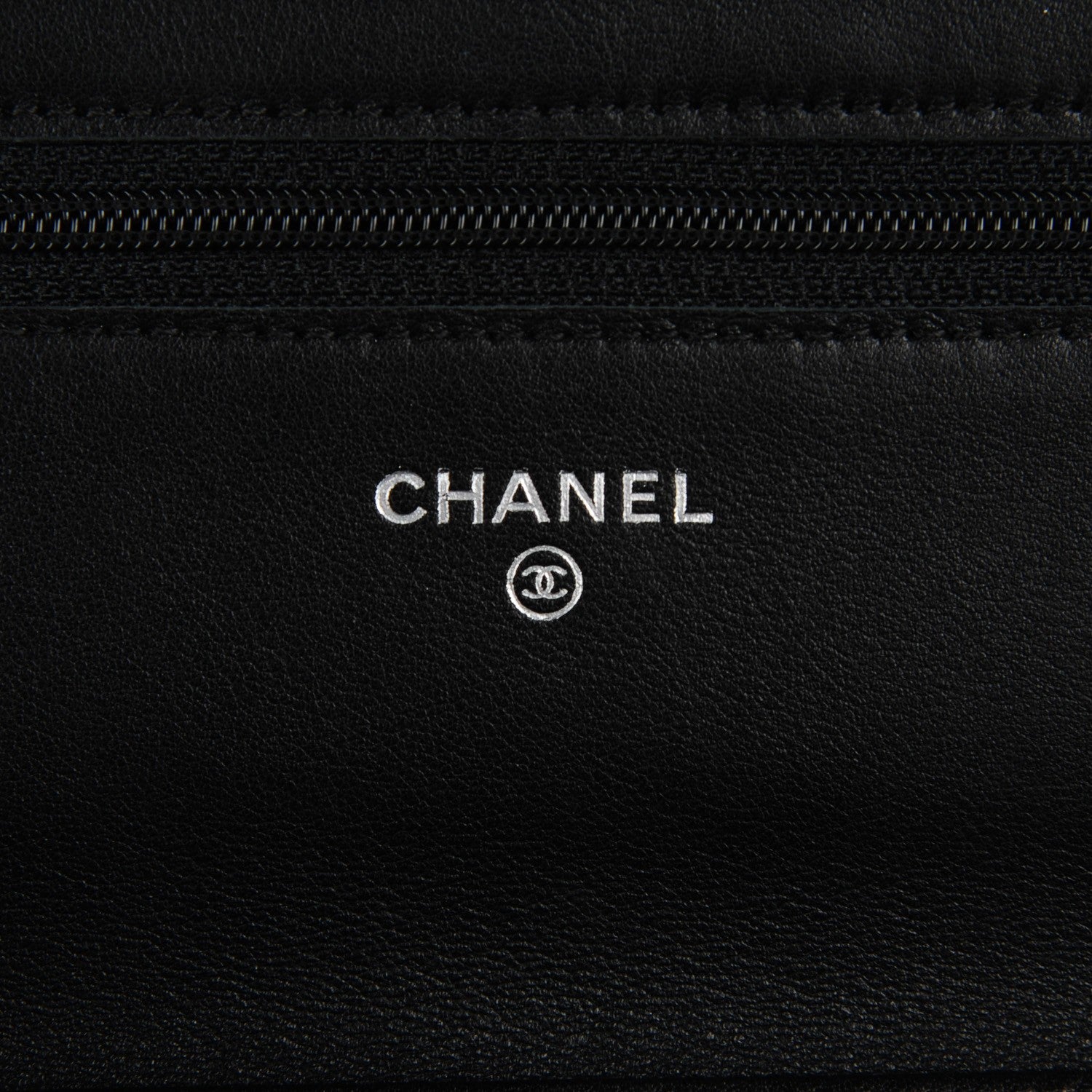 Chanel Caviar Timeless CC Wallet on Chain WOC Black 6 of 9