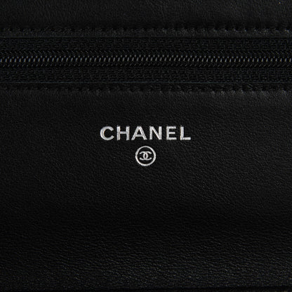 Chanel Caviar Timeless CC Wallet on Chain WOC Black 6 of 9