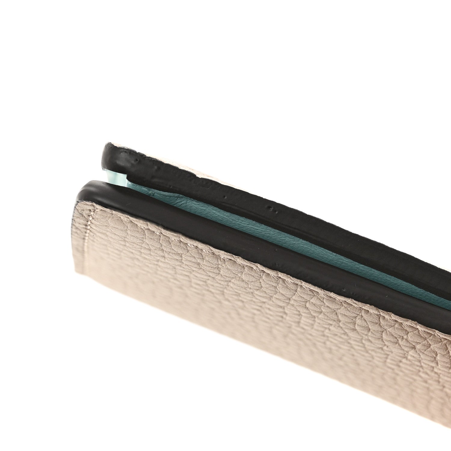 Louis Vuitton Taurillon LV Vertical Capucines Wallet Galet Aquamarine 9 of 9