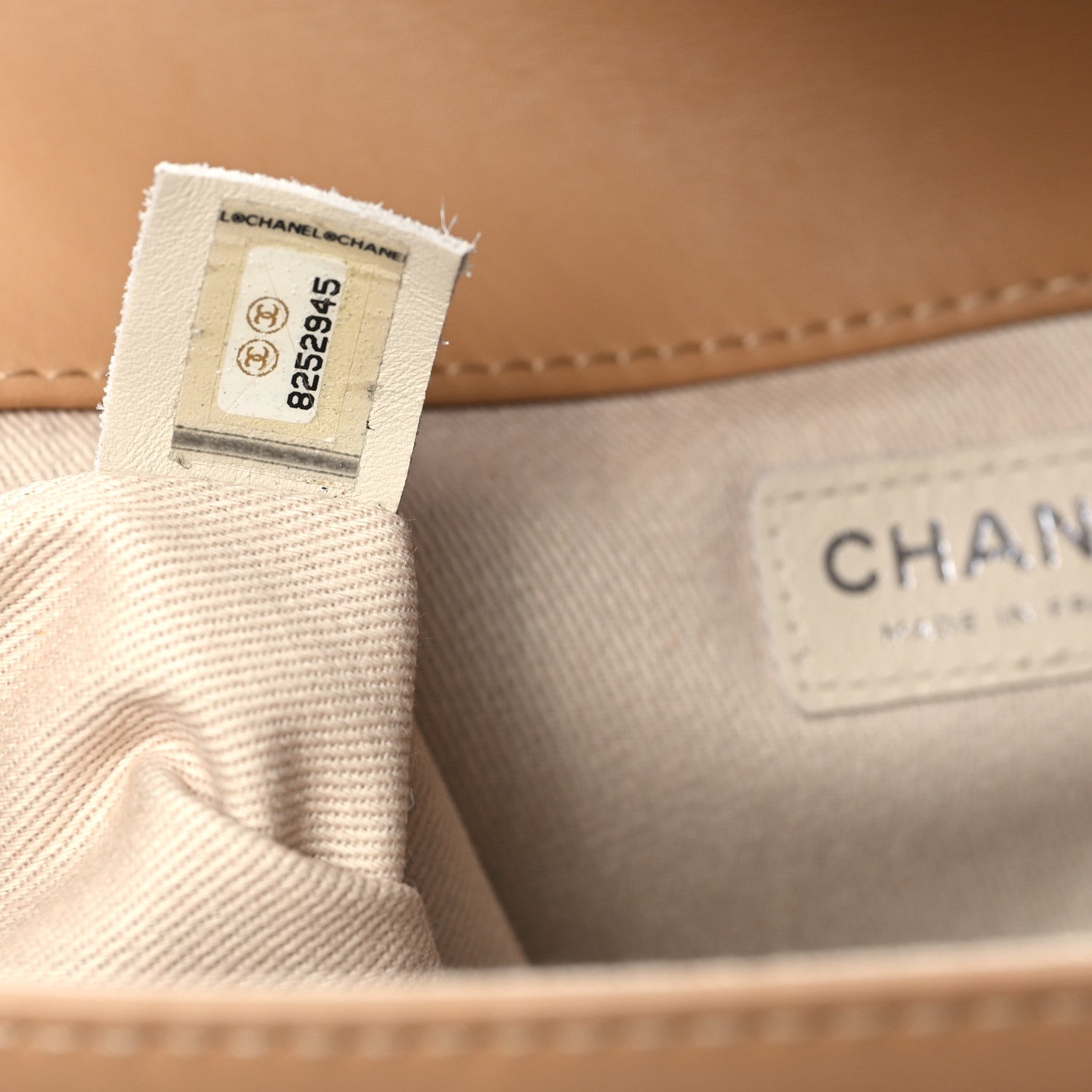 Chanel Lambskin Mademoiselle Chocolate Bar Shoulder Bag Beige 7 of 11