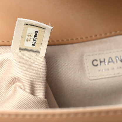 Chanel Lambskin Mademoiselle Chocolate Bar Shoulder Bag Beige 7 of 11