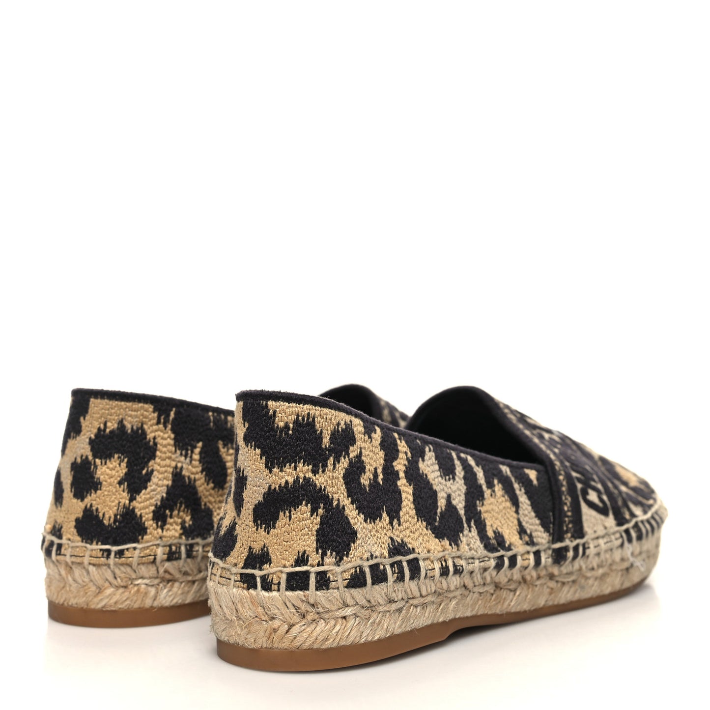 Lurex Embroidered Mizza Granville Espadrille 36.5 Beige Black