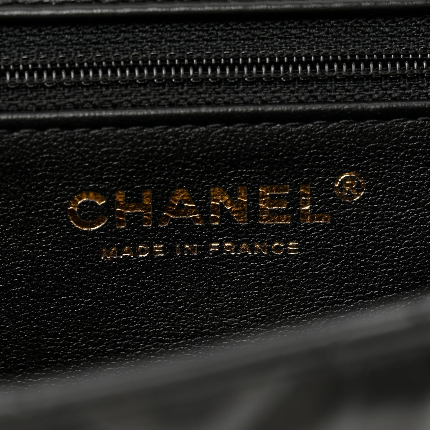 Crumpled Calfskin Quilted Clutch Black