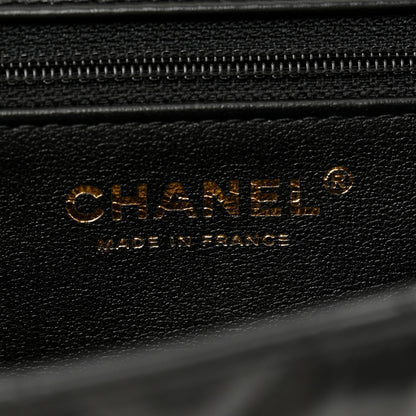 Chanel Crumpled Calfskin Quilted Clutch Black 6 of 10
