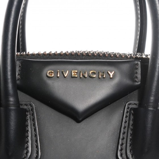 Givenchy Rubber Effect Calfskin Mini Antigona Black 6 of 20
