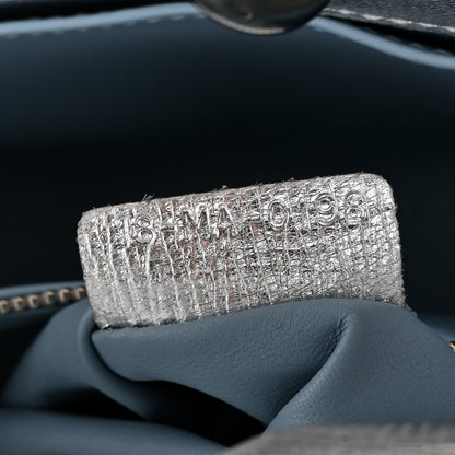 Christian Dior Metallic Grained Calfskin Cannage Small Lucky Badges My Lady Dior Silver 7 of 14