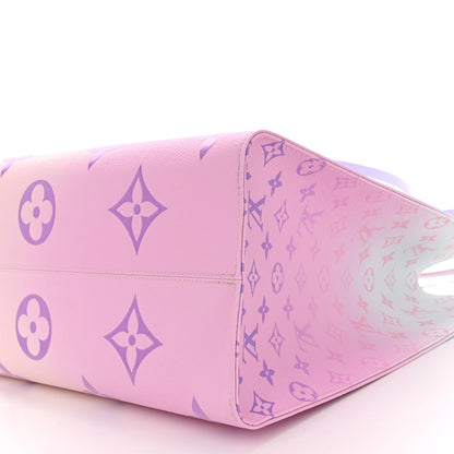 Louis Vuitton Monogram Giant Spring In The City Onthego GM Sunrise Pastel 9 of 9