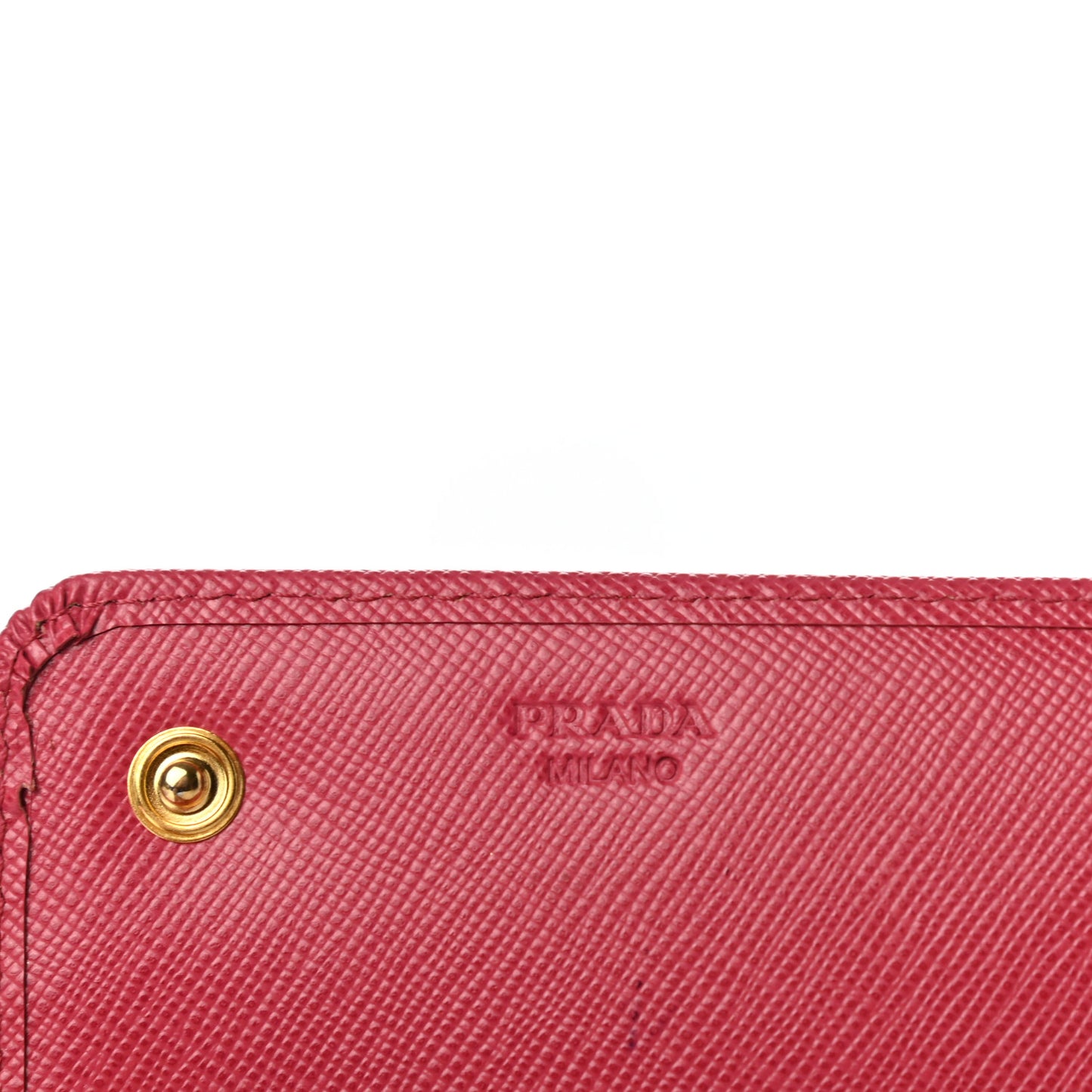 Saffiano Metal Continental Flap Wallet Peonia