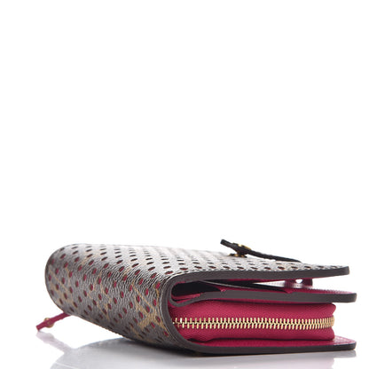 Louis Vuitton Monogram Perforated Compact Zipped Wallet Fuchsia 4 of 7