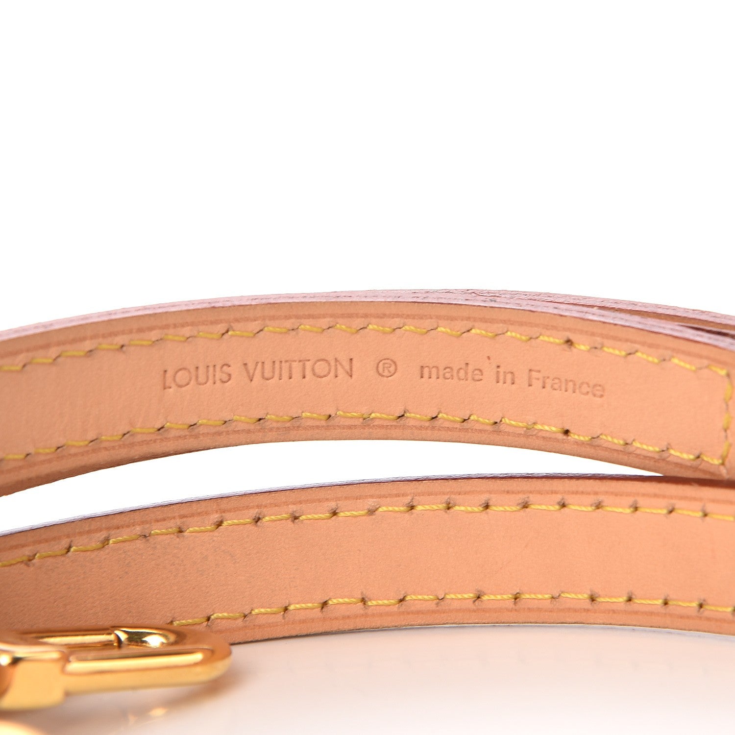 Louis Vuitton Vachetta 16mm Adjustable Shoulder Strap 3 of 4