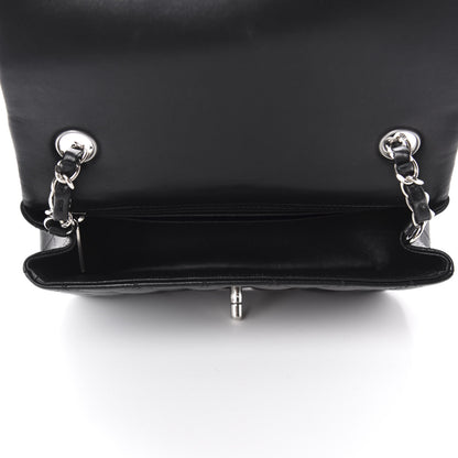 Chanel Lambskin Quilted Mini Rectangular Flap Black 5 of 10