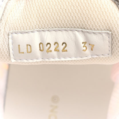 Louis Vuitton Iridescent Technical Mesh Monogram LV Squad Sneaker Boots 37 Rose Clair 6 of 9