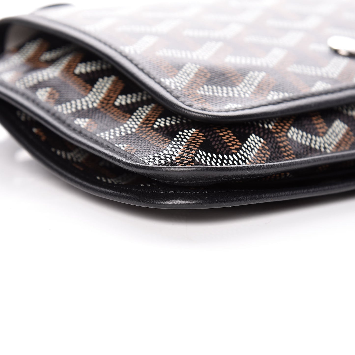 Goyardine Plumet Wallet Clutch Black