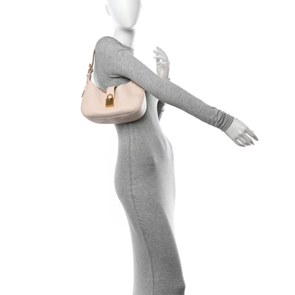 Louis Vuitton Grained Calfskin Low Key Shoulder Bag Limestone Gray 2 of 9
