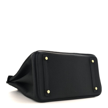 Hermes Togo BIRKIN 30 Black 4 of 12