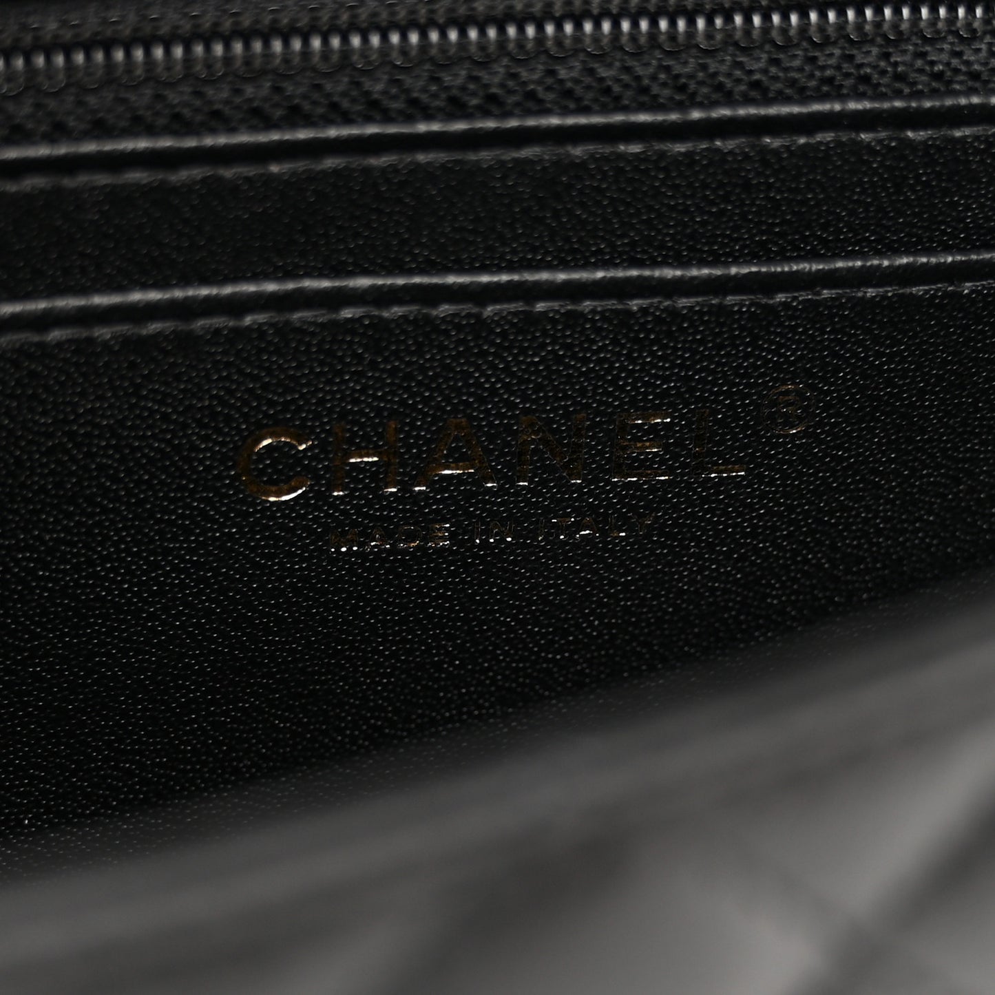 Lambskin Quilted Mini Rectangular Flap Black