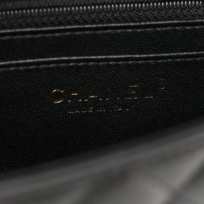 Chanel Lambskin Quilted Mini Rectangular Flap Black 6 of 11