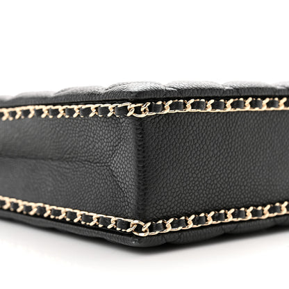 Chanel Caviar Quilted Evening Box Bag Black 9 of 11