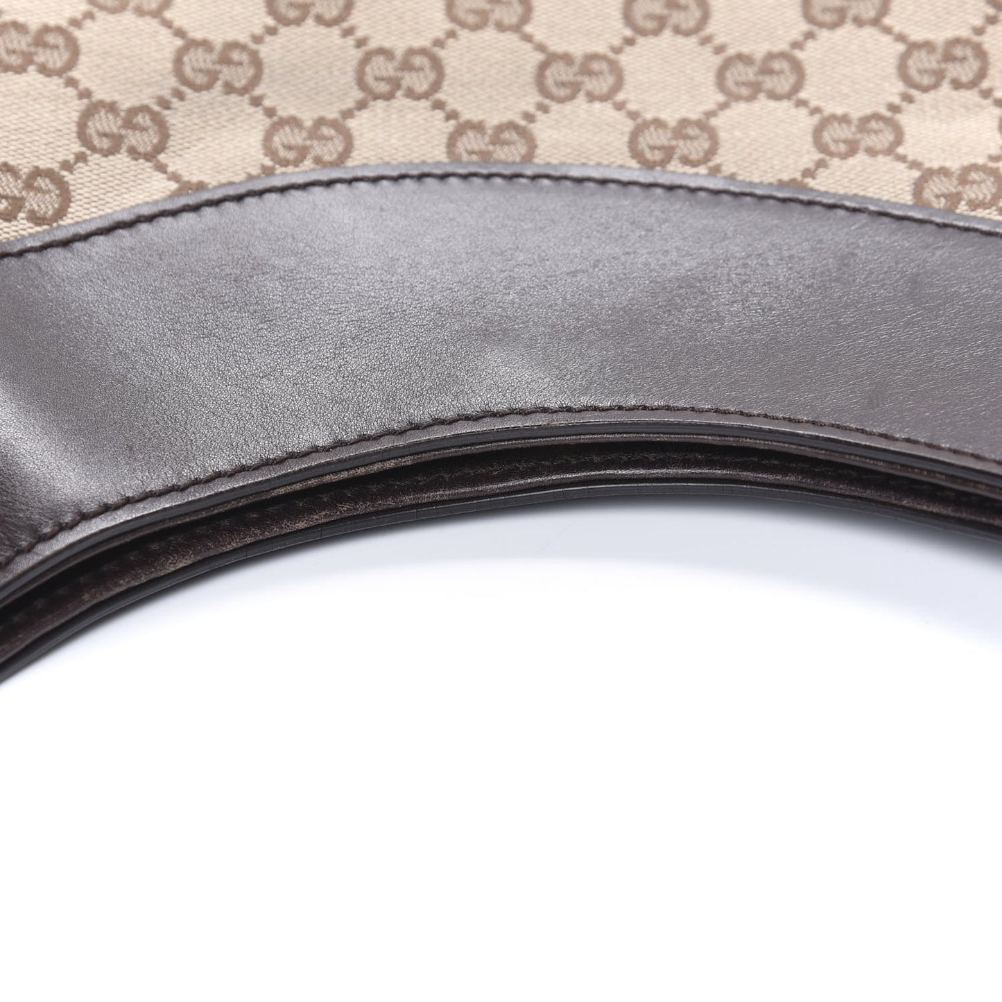 Monogram Half Moon Hobo Dark Brown