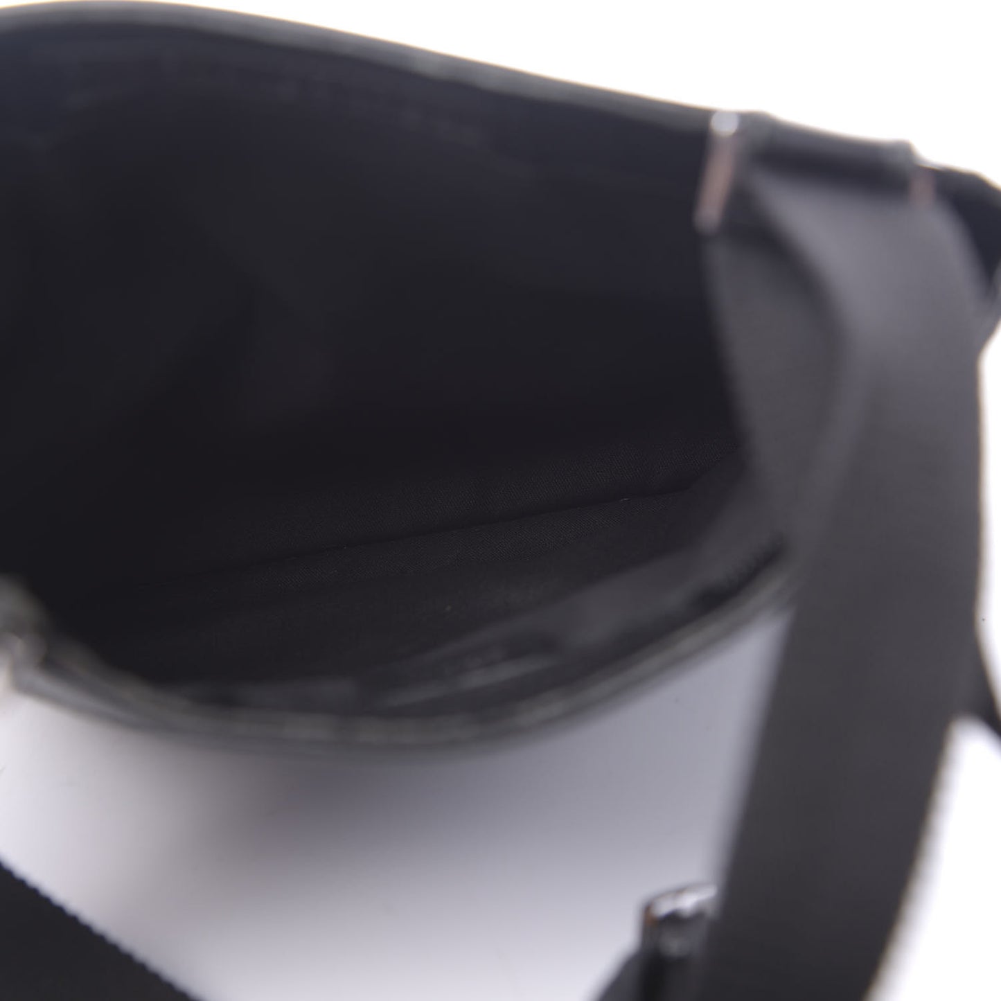 Guccissima Medium Flat Messenger Bag Black