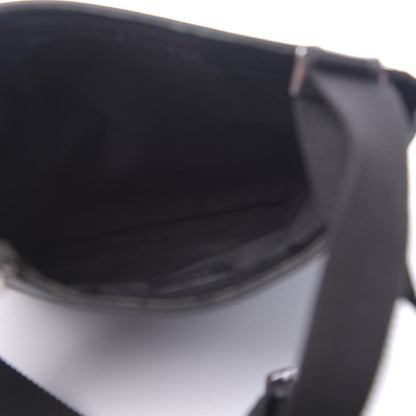 Gucci Guccissima Medium Flat Messenger Bag Black 5 of 14