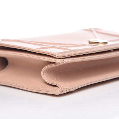 Christian Dior Grained Calfskin Medium Diorama Flap Bag Nude 9 of 10