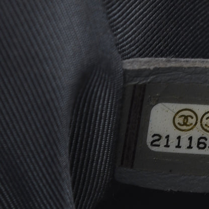 Chanel Calfskin Chevron New Medium Boy Flap Grey 7 of 8
