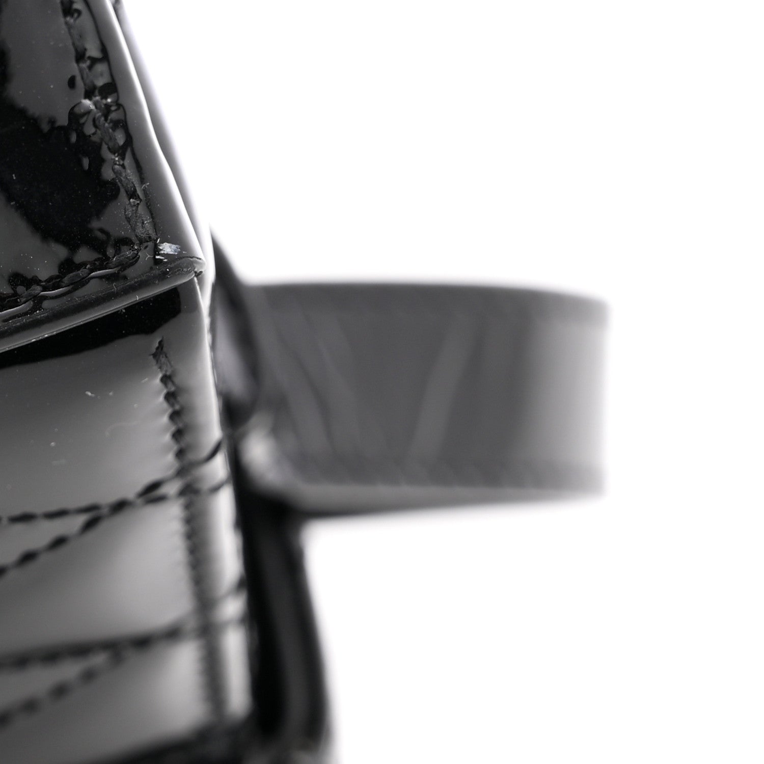 Saint Laurent Patent Matelasse Monogram June Box Bag Black 12 of 12