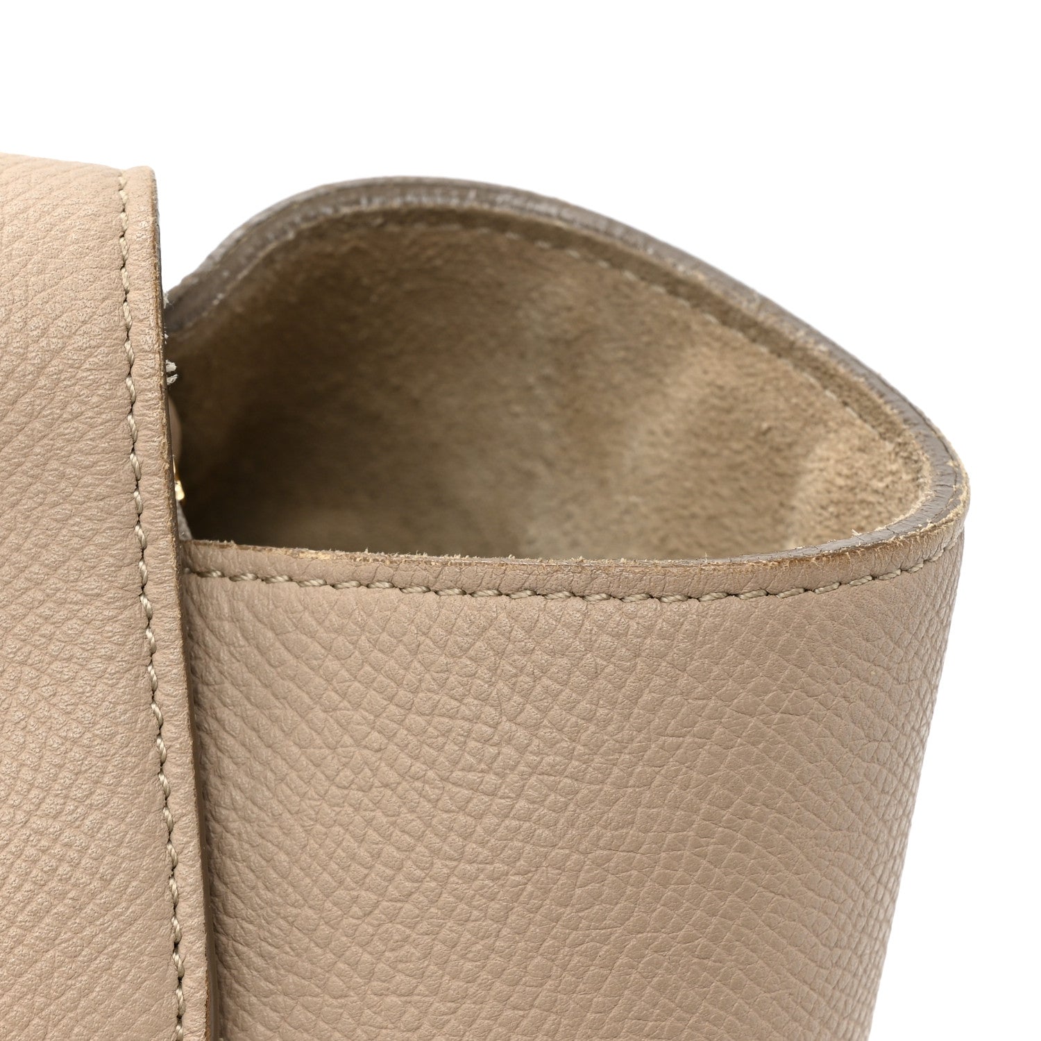 Celine Grained Calfskin Mini Belt Bag Light Taupe 16 of 22