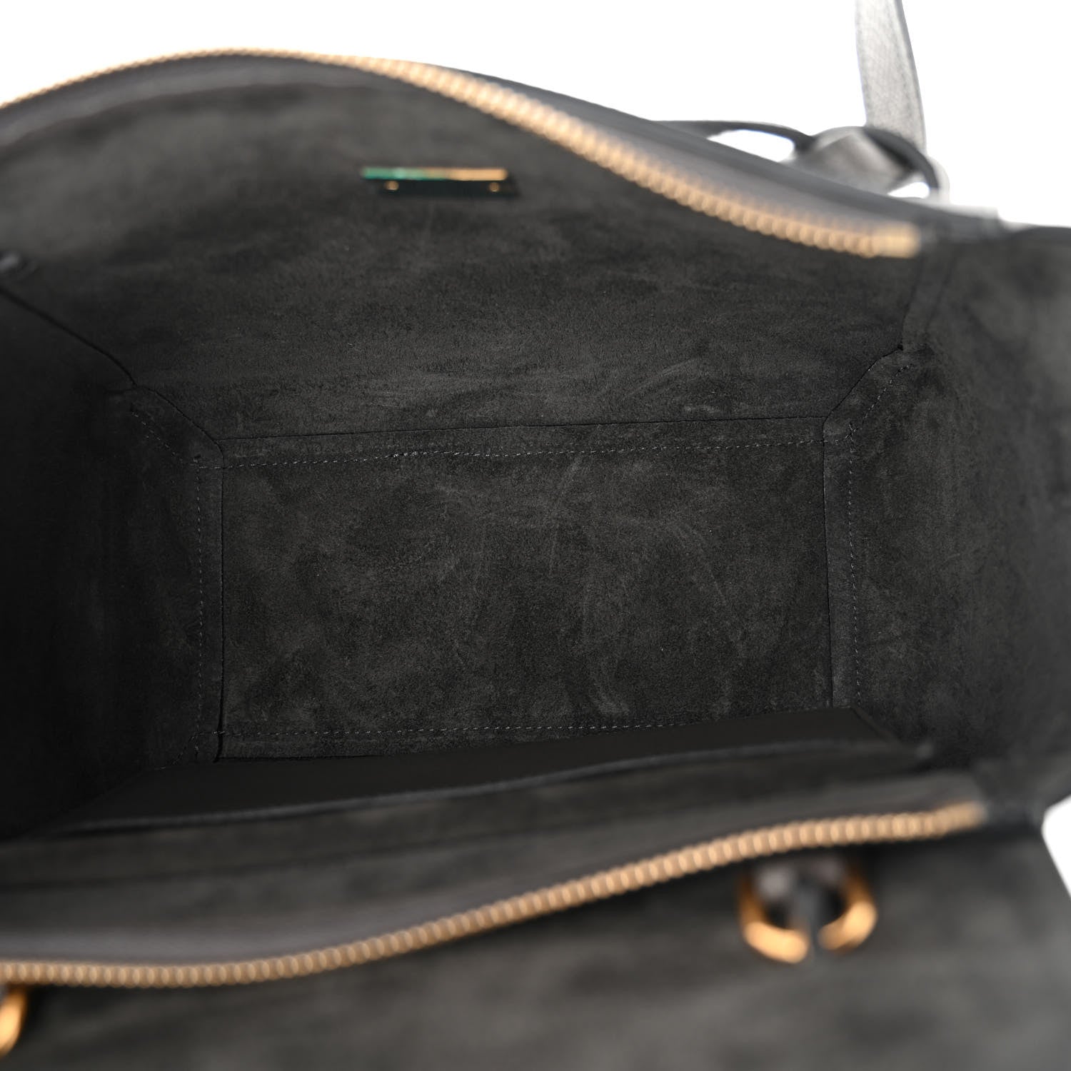 Celine Grained Calfskin Micro Belt Bag Grey 5 of 13