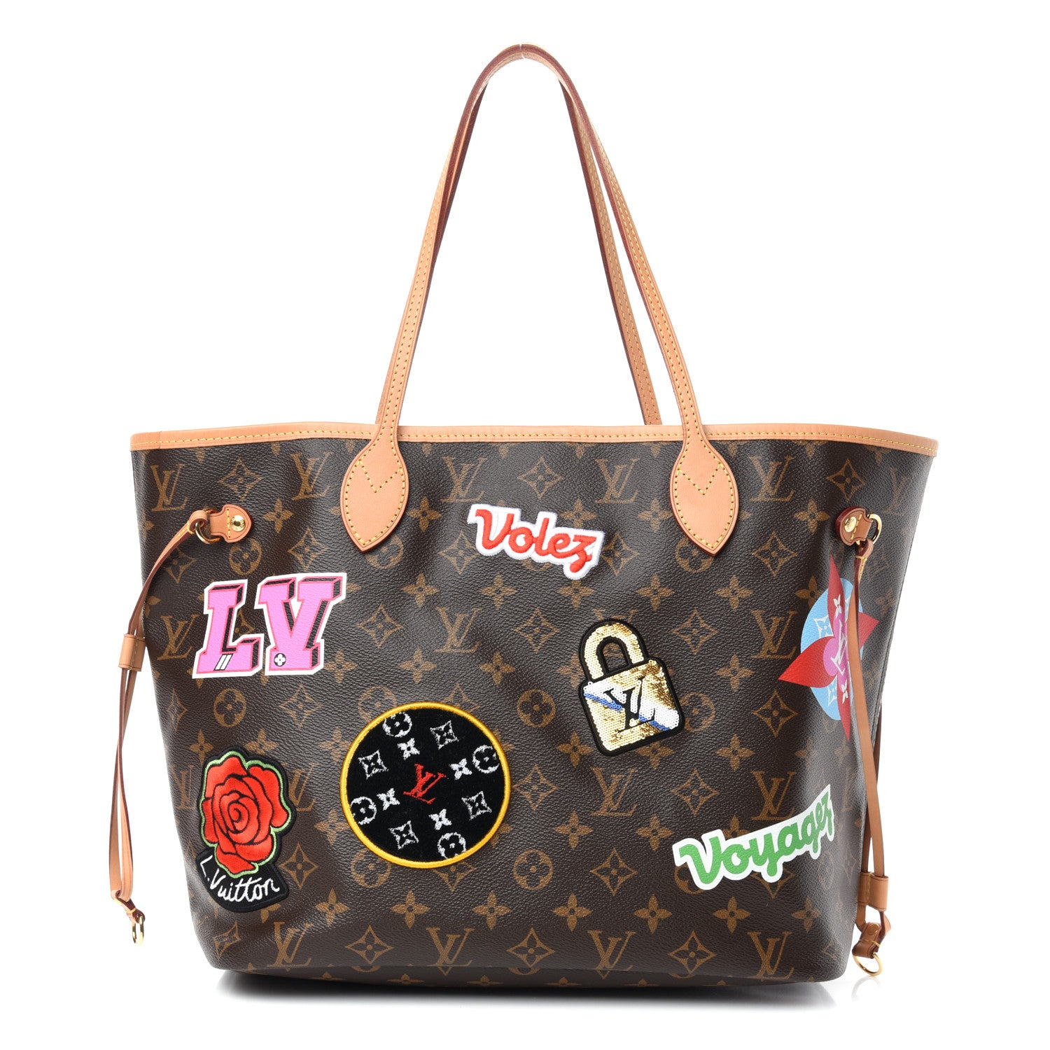 Louis Vuitton Monogram Travel Stickers Neverfull MM 1 of 10