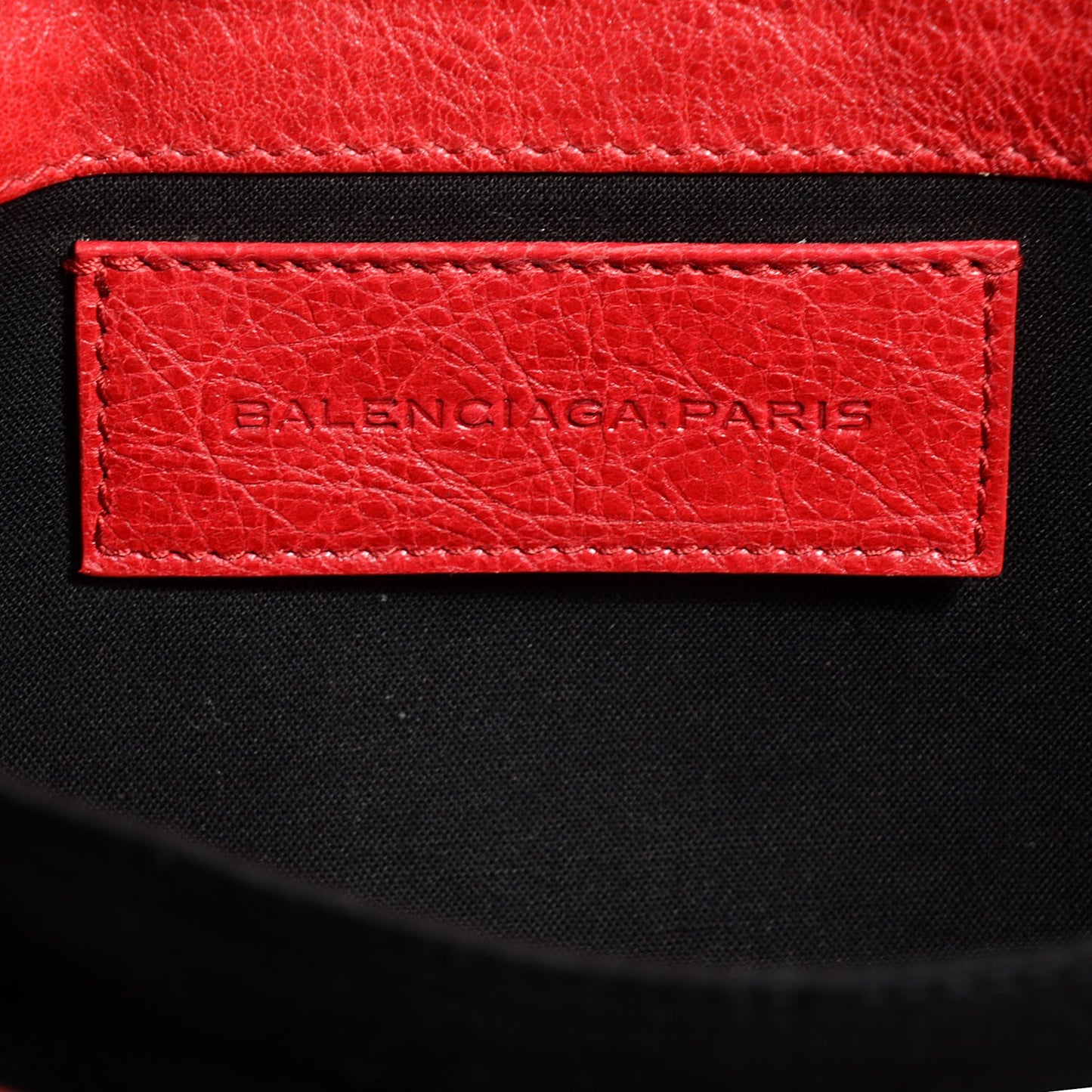 Agneau Classic Hardware Envelope Clutch Rouge Coquelicot