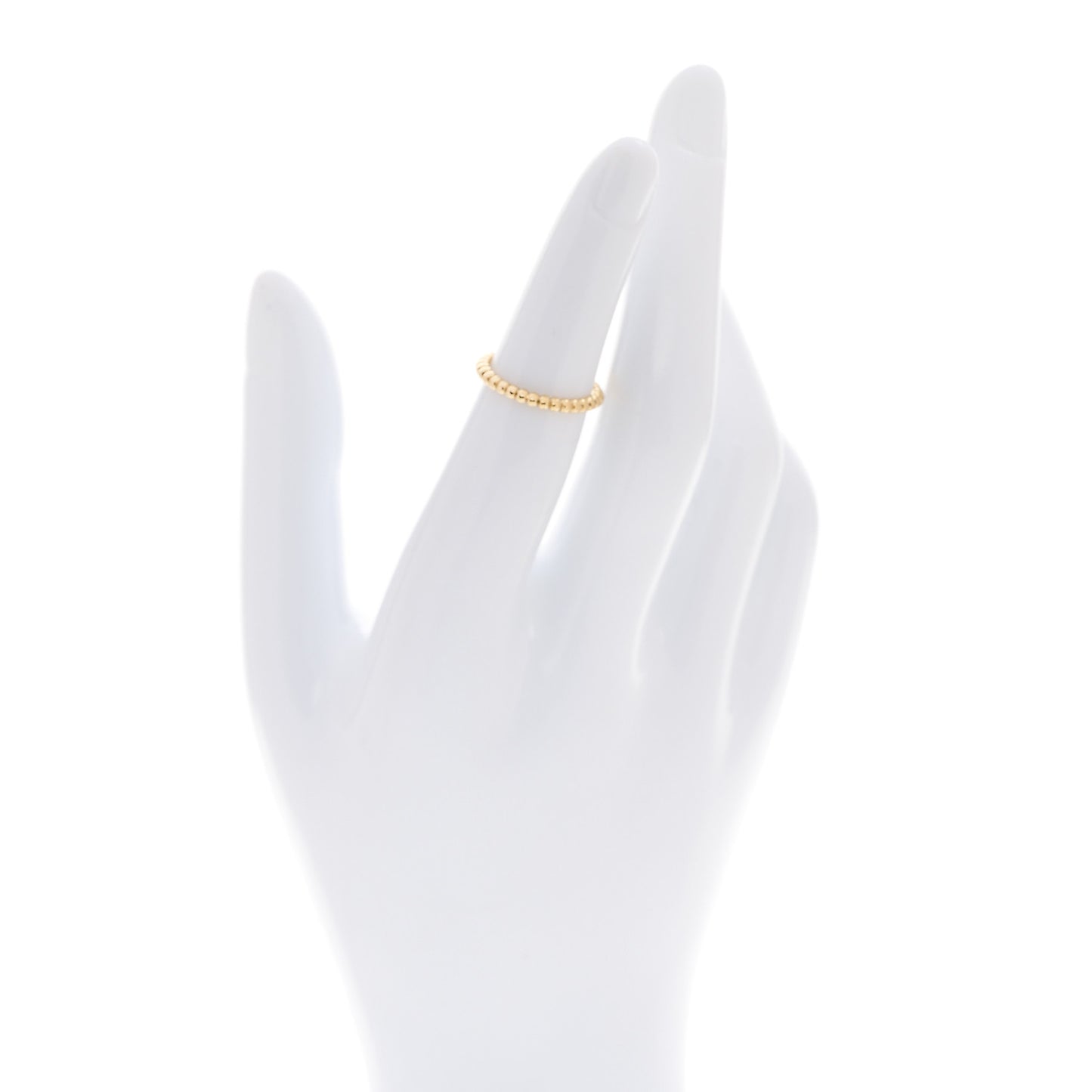 18K Yellow Gold Small Perlee Ring 48 4.5