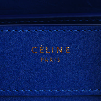 Celine Smooth Calfskin Micro Luggage Royal Blue 6 of 8
