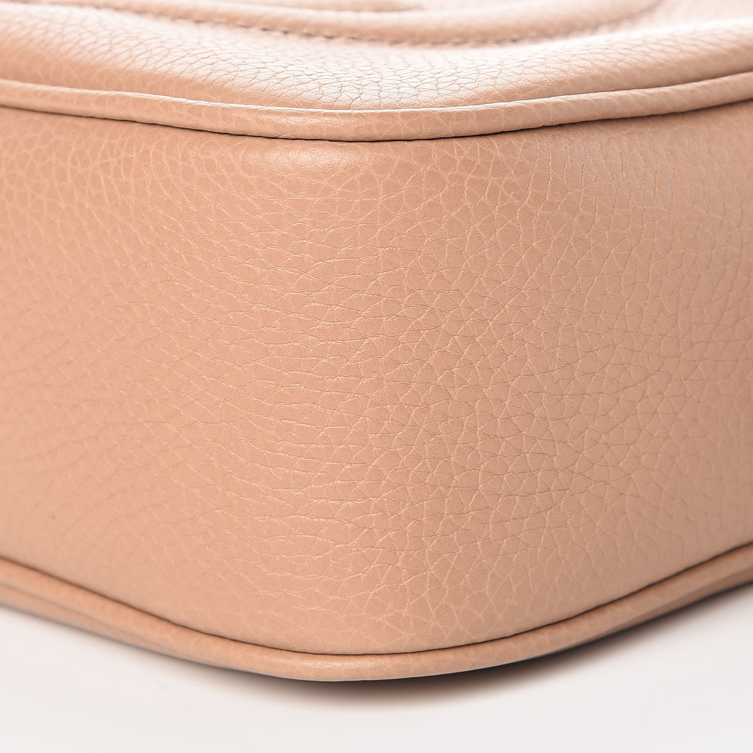Gucci Pebbled Calfskin Small Soho Disco Bag Rose Beige 9 of 11