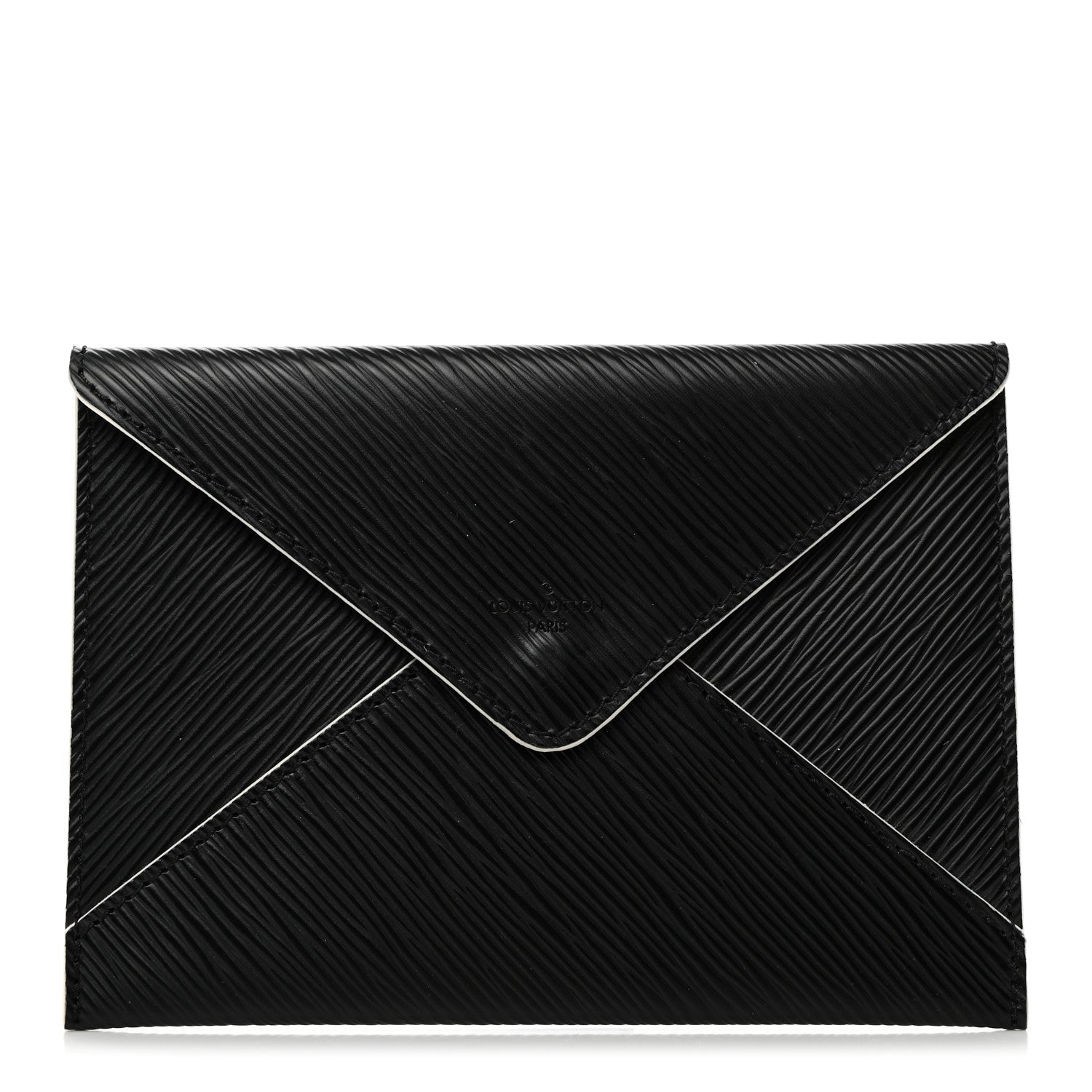 Louis Vuitton Epi Envelope Pouch Black 1 of 7